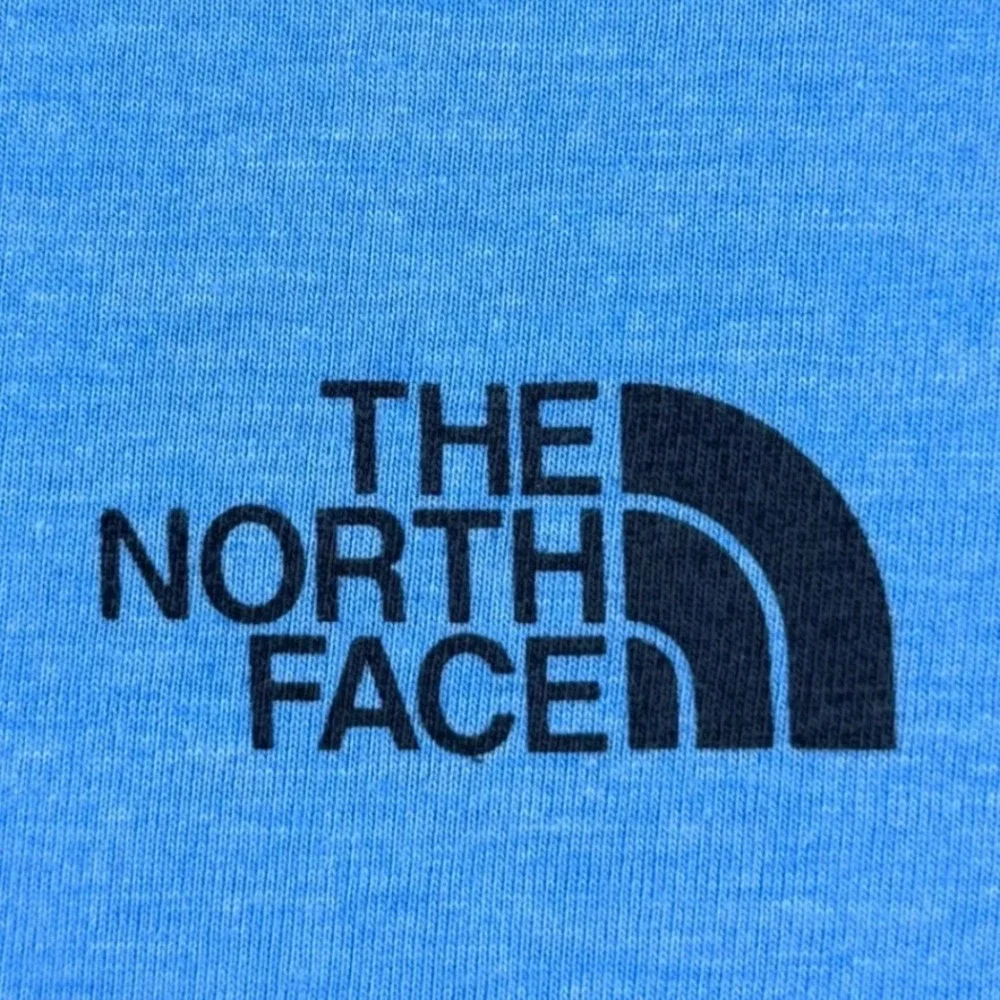 The North Face Hoodie Men XXL Blue Performance Cotton Rayon Classic Lightweight
